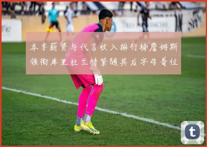 本季薪资与代言收入排行榜詹姆斯领衔库里杜兰特紧随其后字母哥位列第四
