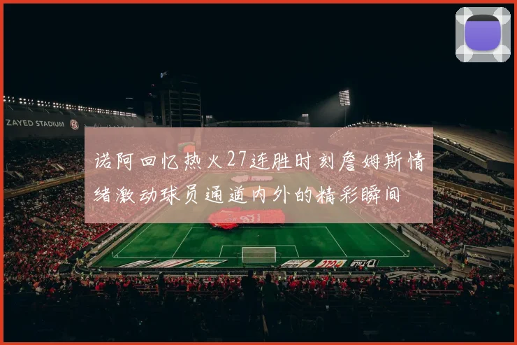 诺阿回忆热火27连胜时刻詹姆斯情绪激动球员通道内外的精彩瞬间