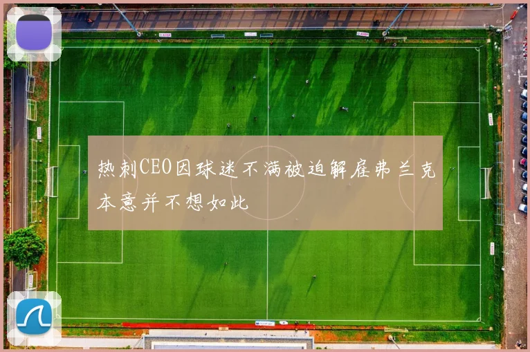 热刺CEO因球迷不满被迫解雇弗兰克本意并不想如此